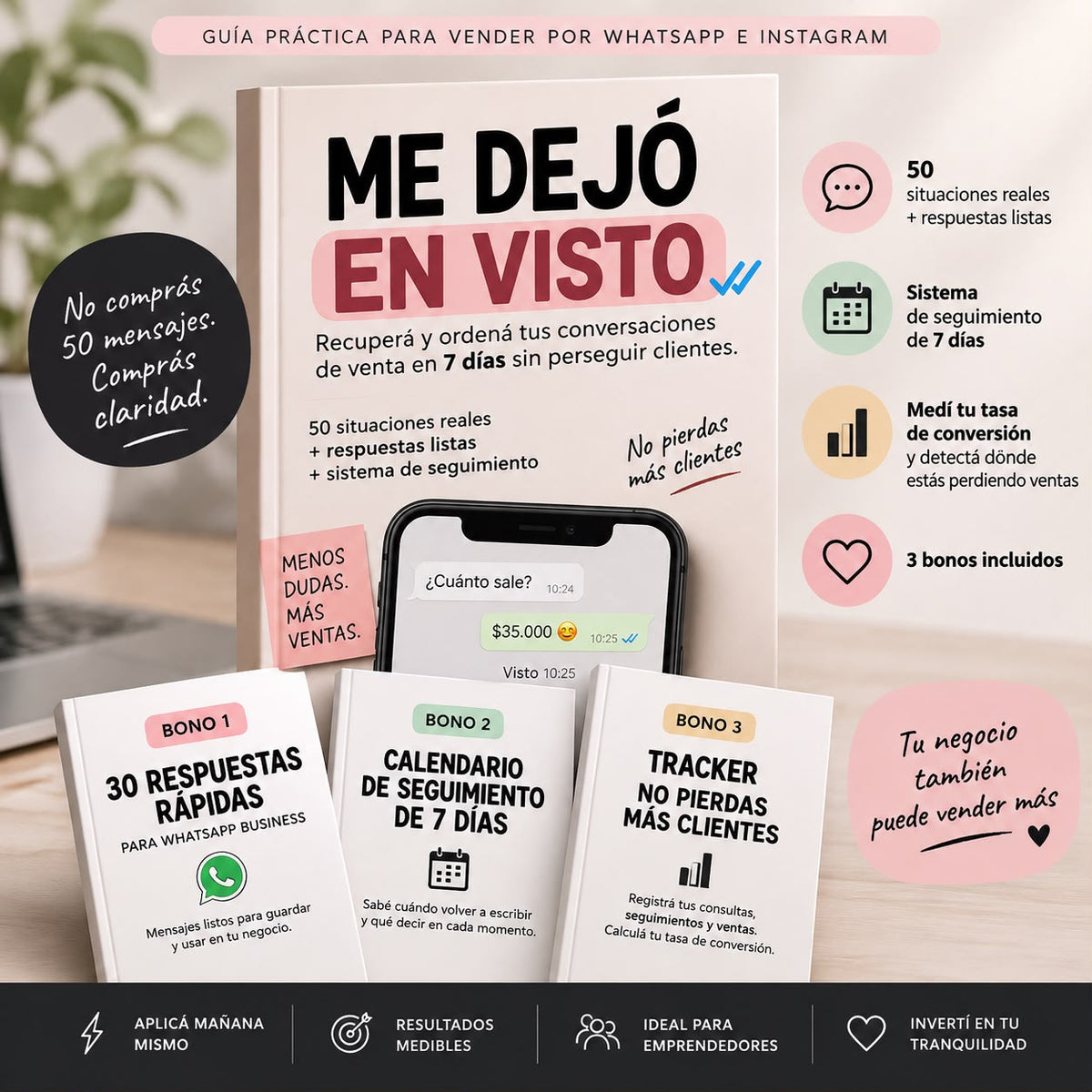 Me dejo en visto - Sistema de Ventas por WhatsApp e Instagram